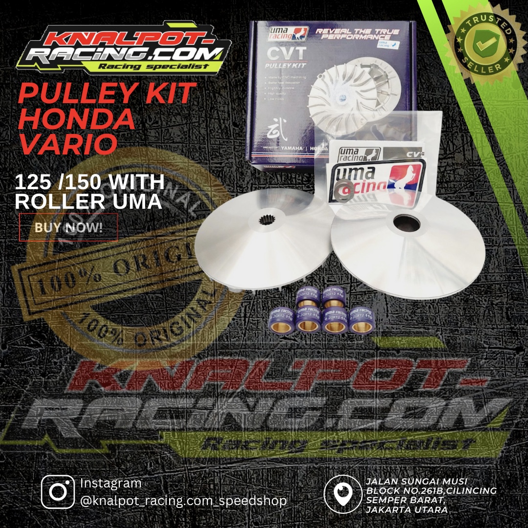 PULLEY KIT HONDA VARIO 125 /150 WITH ROLLER UMA
